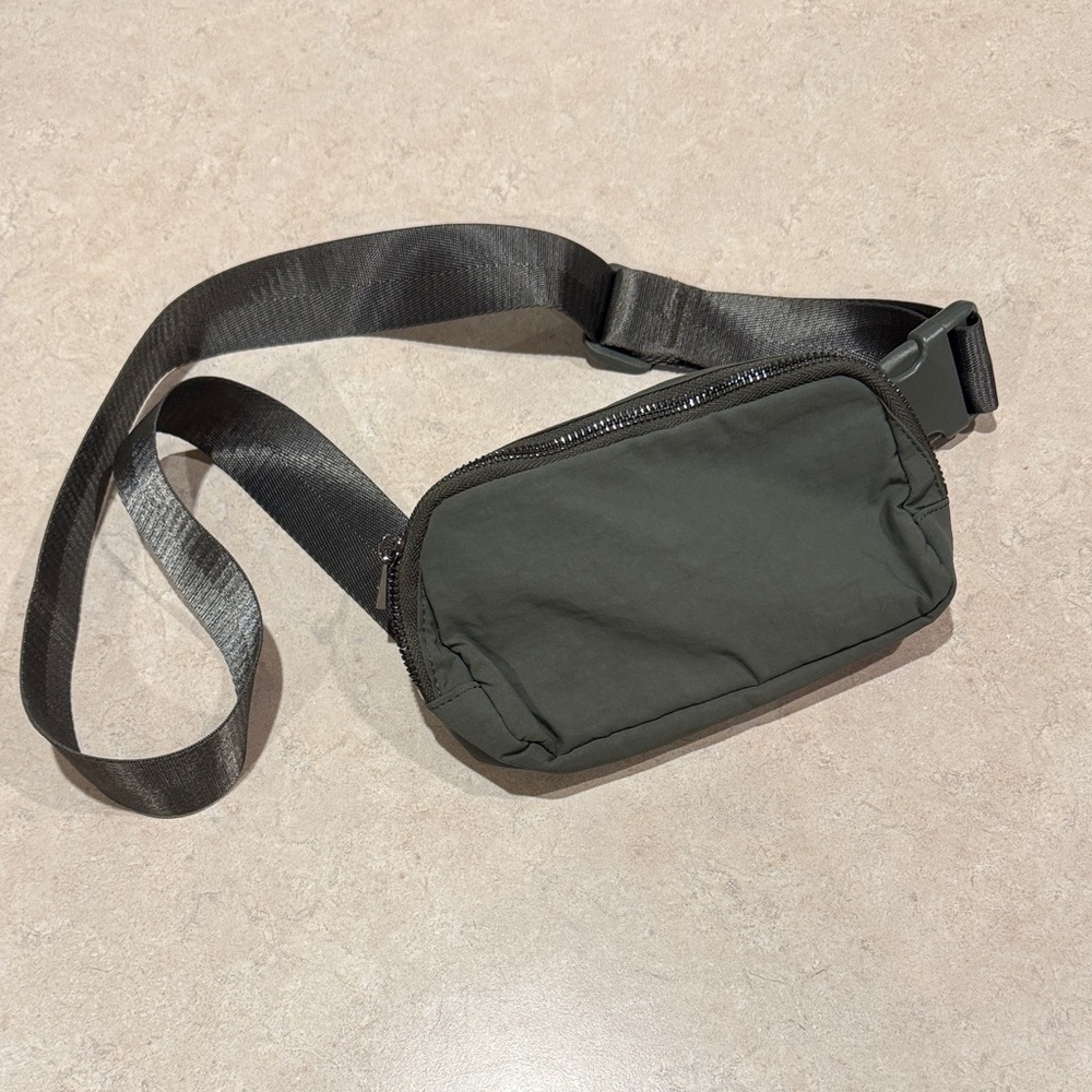 Olive Green Sling Crossbody